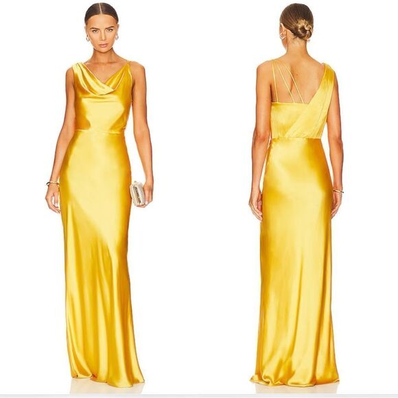 Veronica Beard Sanderson Dress in Bright Sunset - Picture 1 of 17
